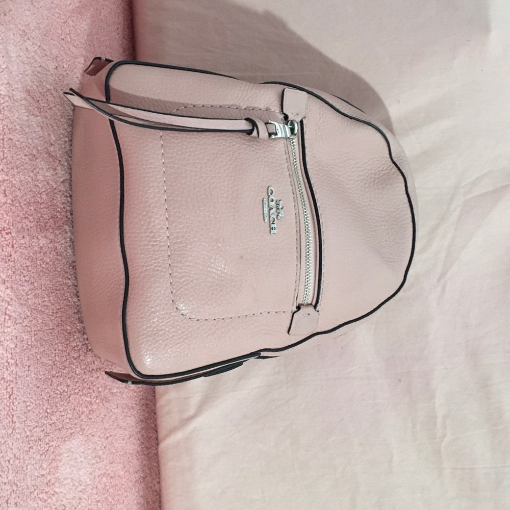 Coach Blush Leather Backpack
